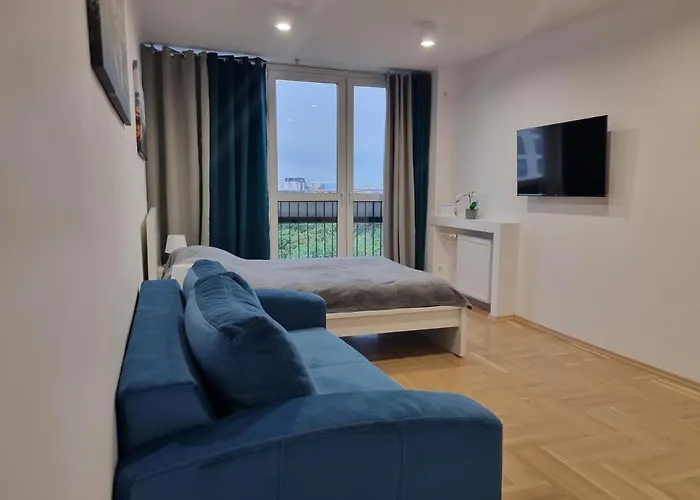 شقة Strict Center Comfortable Apartment, 10th-floor With Beautiful View On The Park And Skyscrapers, Free Wifi, Self Check-in/out وارسو